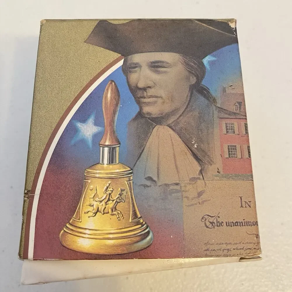 Vintage 1979 Avon Collection Paul Revere Bell Decanter Clint After Shave